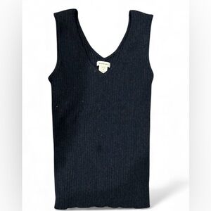 Max Studio Charcoal Knit Top